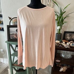 Free Fly Apparel Soft Pink Long Sleeve Tee